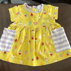 Hanna Andersson Yellow Ice Cream Dress